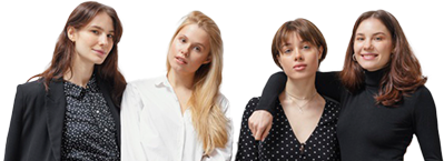 Group of four women together